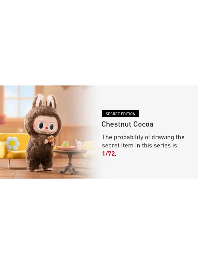 Labubu The Monsters Tasty Macarons Chestnut Cocoa Pendant (Secret Edition) - Image 3