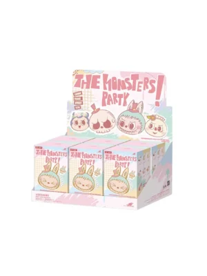 Labubu The Monsters Party Series Reversible Plush Doll Sealed Case (6 Blind Boxes)