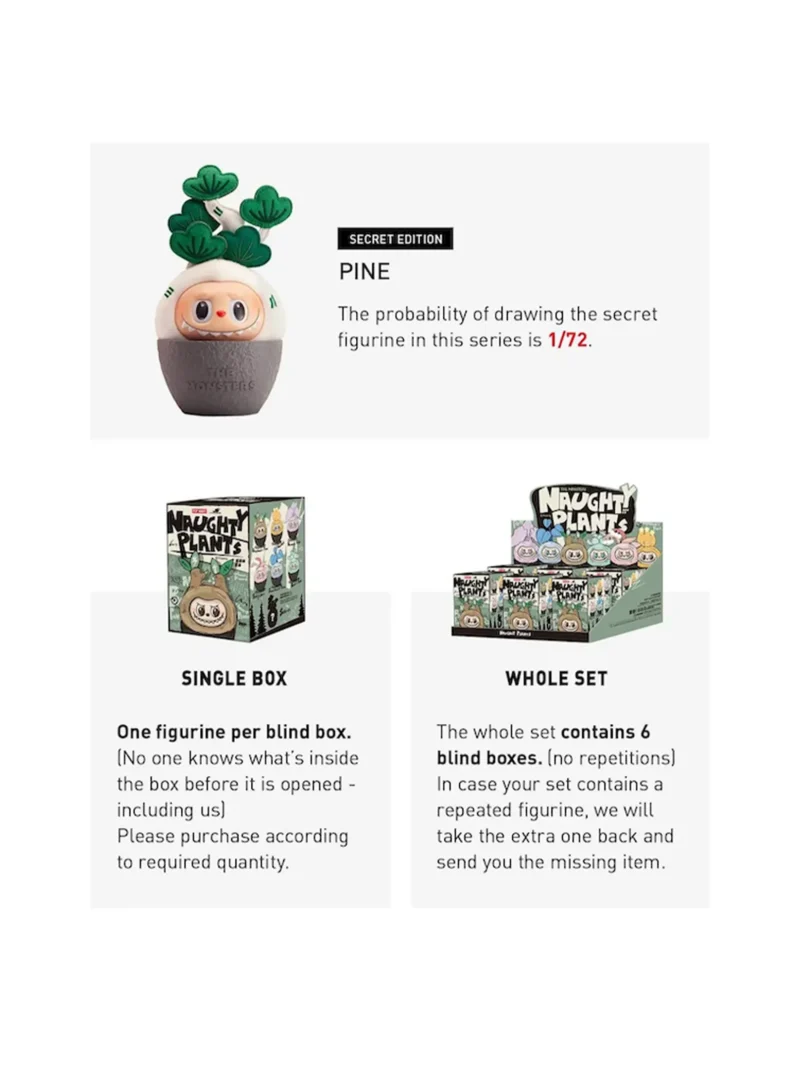 Labubu The Monsters Naughty Plants Series Blind Box - Image 3